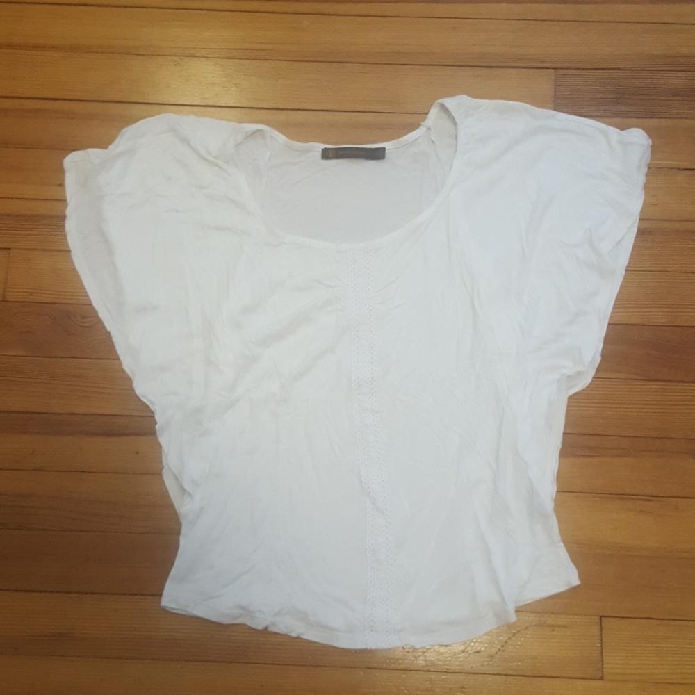 Outback Red Vintage Flutter Sleeve Top